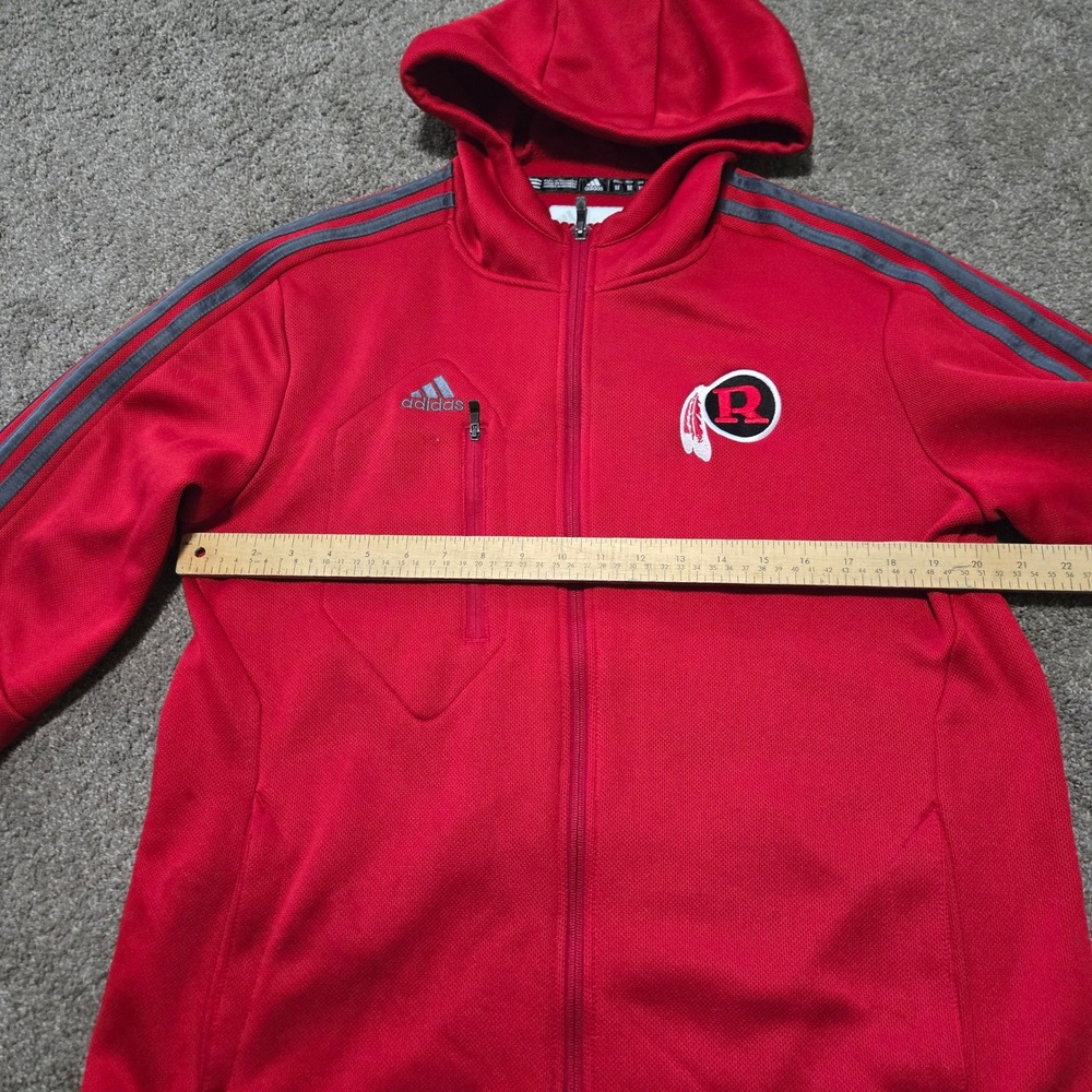 Adidas Redmen Football ClimaWarm Full Zip Hoodie Jacket Mens Medium - Picture 4 of 7